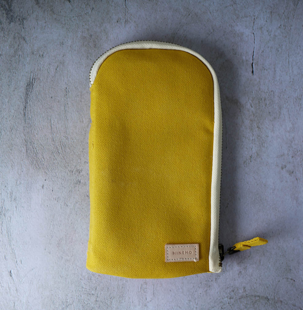 Hinemo Stand Pen Pouch Yellow