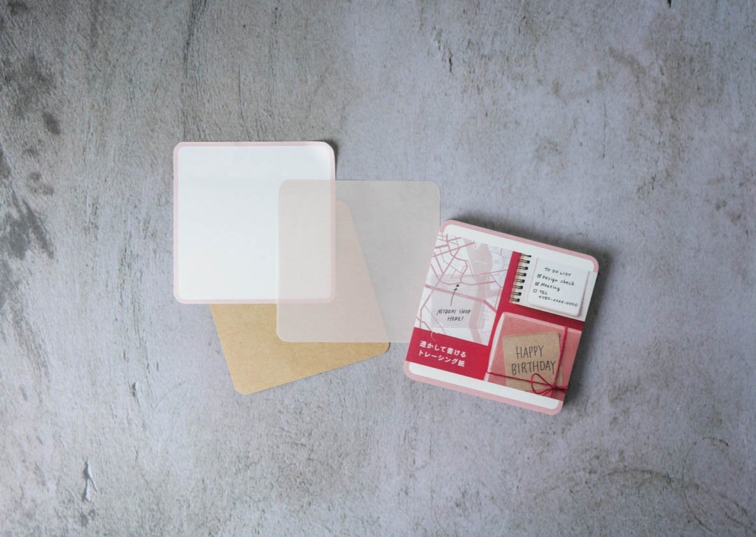 Midori Sticky Notes Red