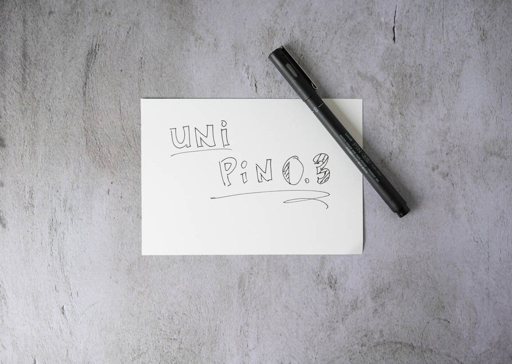 Uni-Ball Uni Pin 0.3mm Fineliner Black