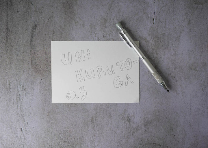 Uni Kurutoga Mechanical Pencil - 0.5mm silver