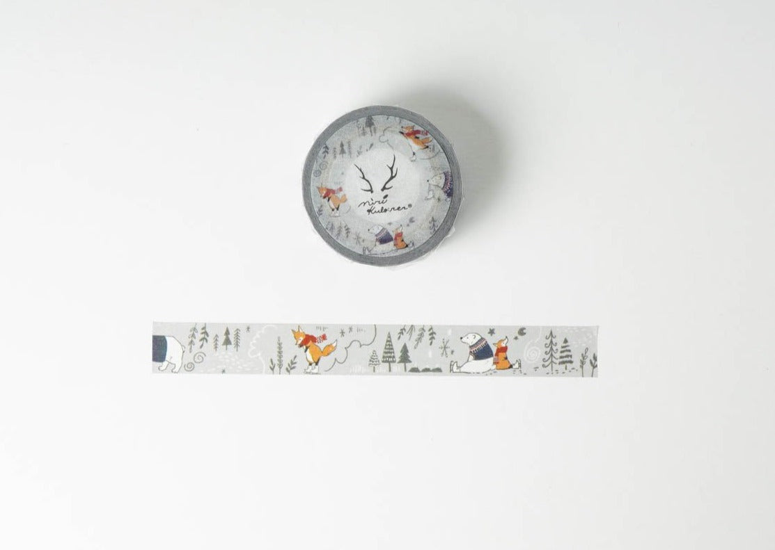 Round Top Mirikulo:rer Washi Tape - Nordic Winter
