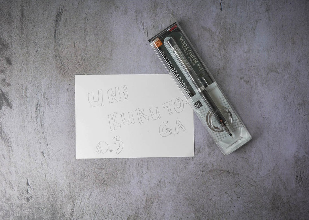 Uni Kurutoga Mechanical Pencil - 0.5mm black