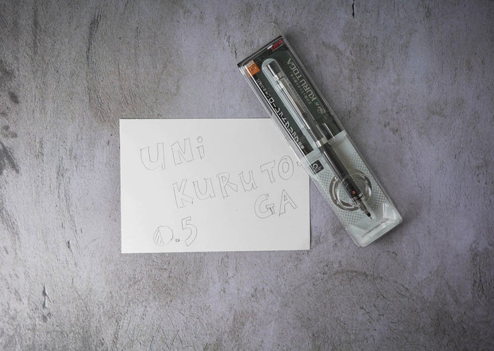 Uni Kurutoga Mechanical Pencil - 0.5mm black