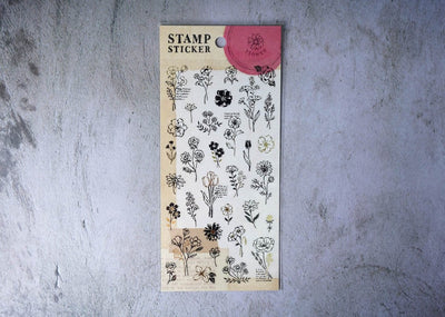 Mind Wave Stamp Stickers - Flower