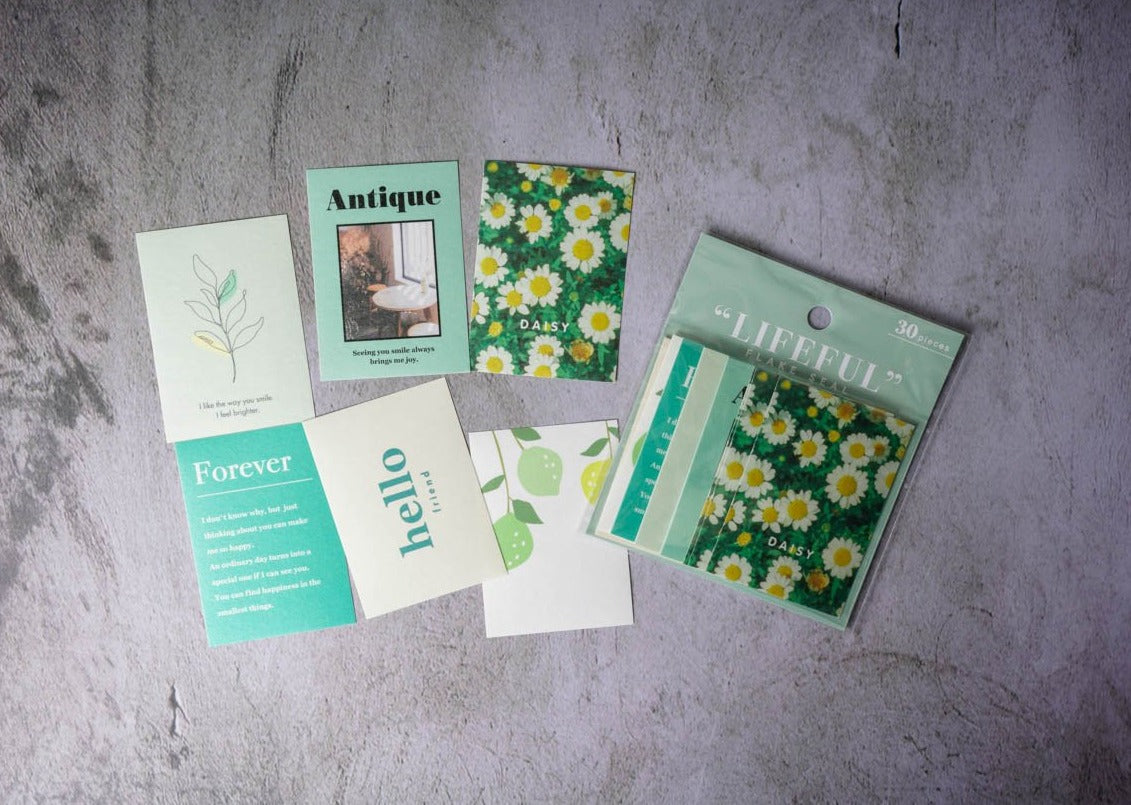 Mind Wave Lifeful Sticker Sheets - Green