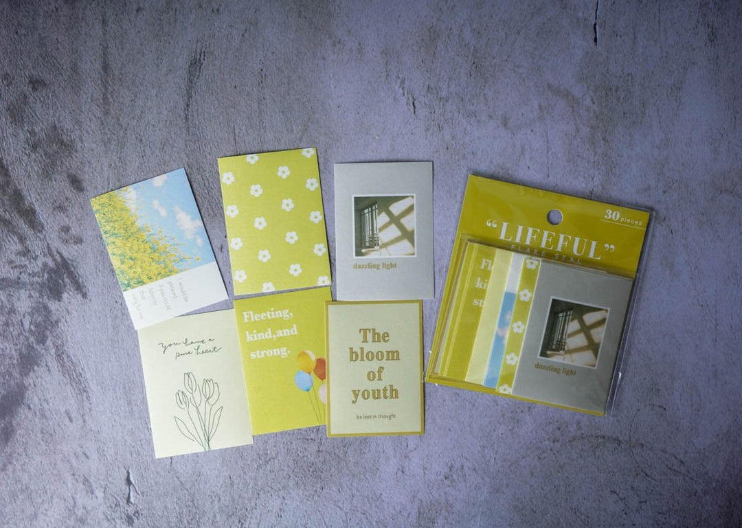 Mind Wave Lifeful Sticker Sheets - Yellow 