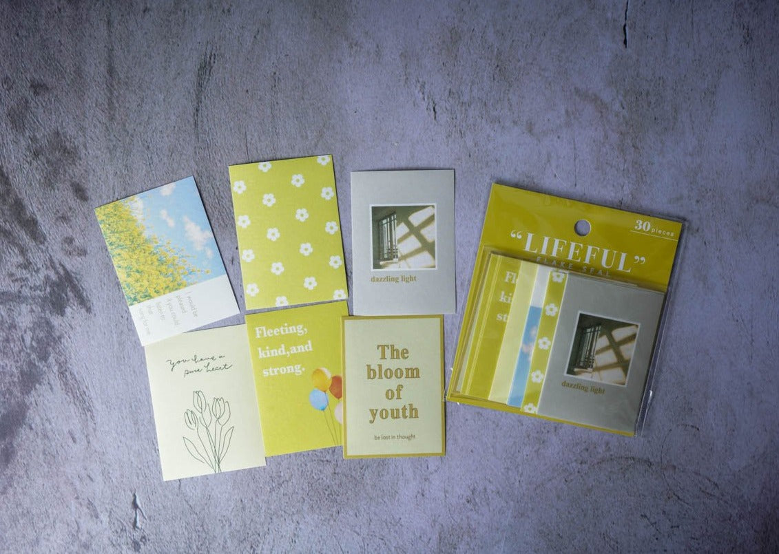 Mind Wave Lifeful Sticker Sheets - Yellow 