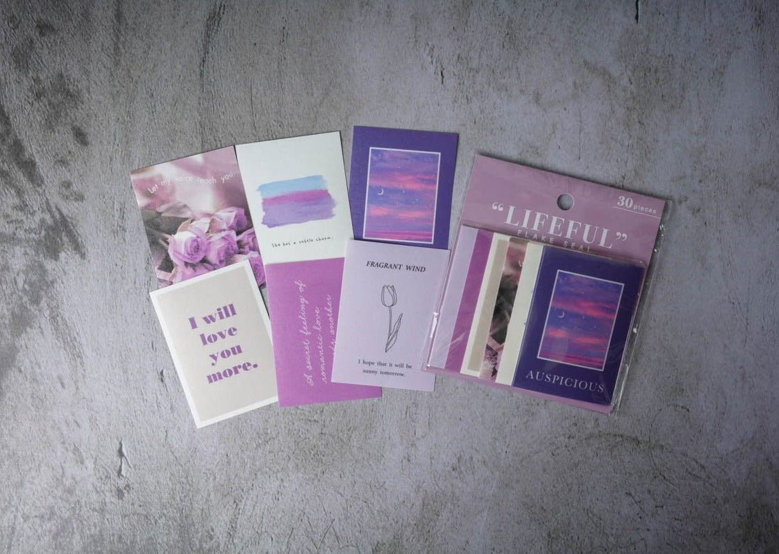 Mind Wave Lifeful Sticker Sheets - Violet