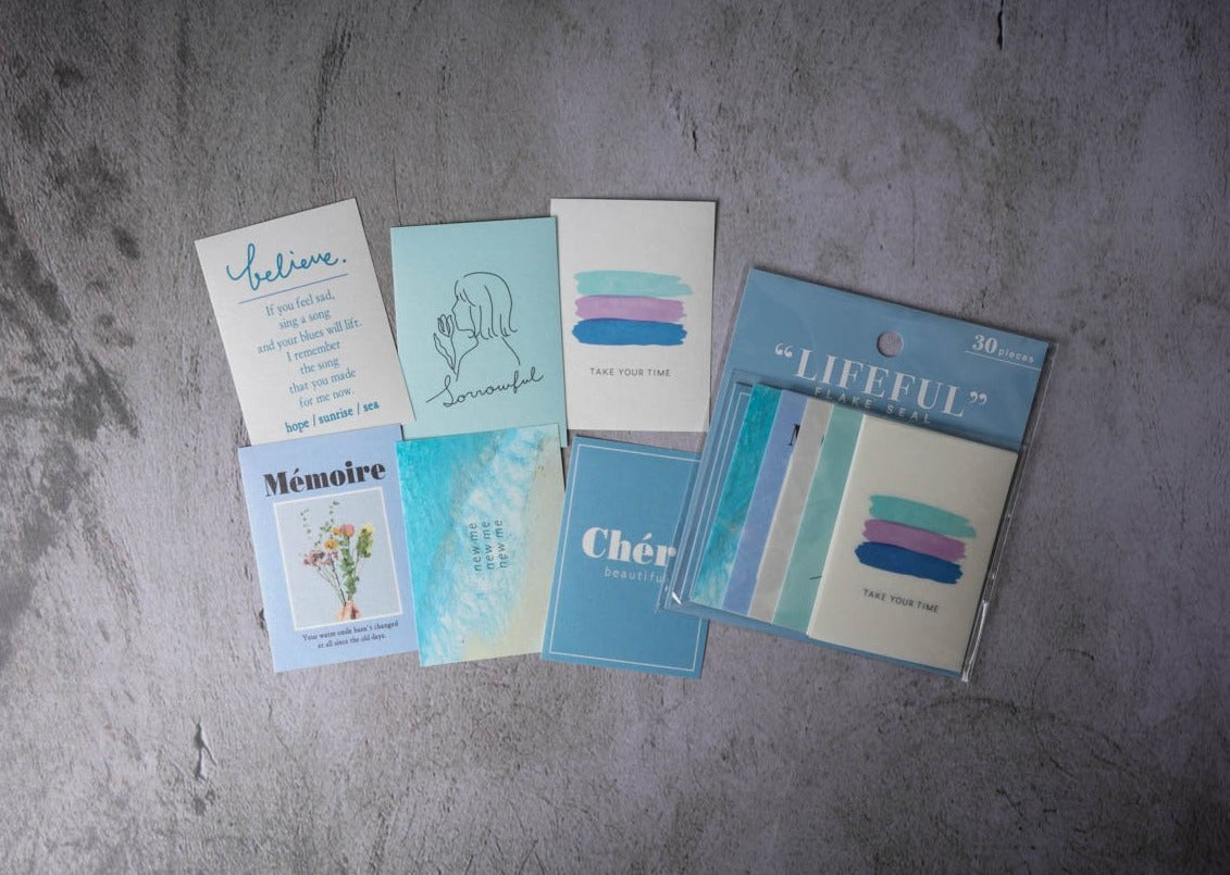 Mind Wave Lifeful Sticker Sheets - Blue