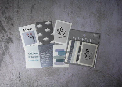 Mind Wave Lifeful Sticker Sheets - Grey