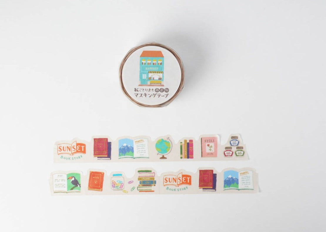 Mind Wave Kotorimachi Die Cut Washi Tapes - Bookstore