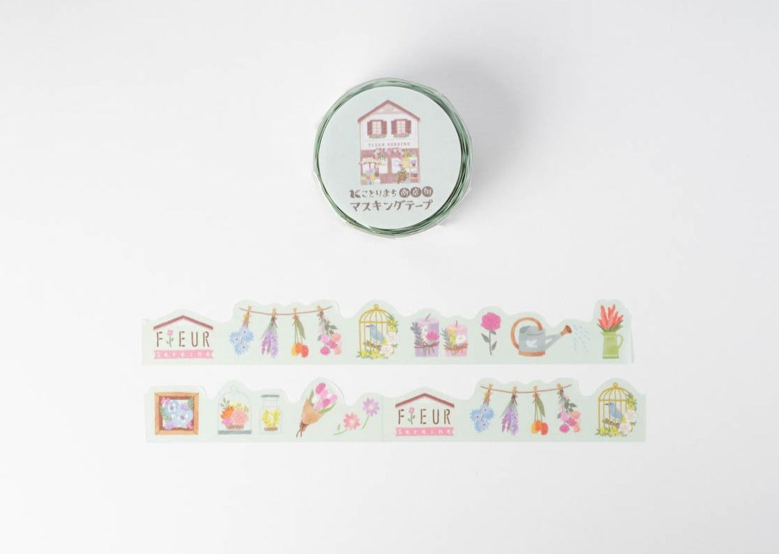 Mind Wave Kotorimachi Die Cut Washi Tapes - Flower Shop