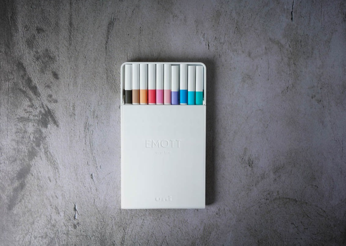 Uni Emott 10 Color Set - 0.4