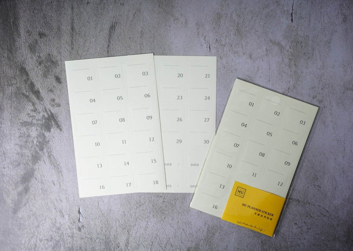 MU Date Sticker - Small 