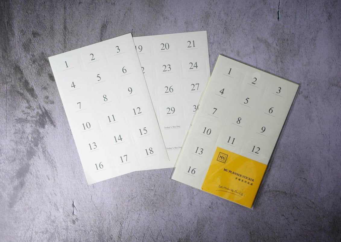 MU Date Sticker - Large