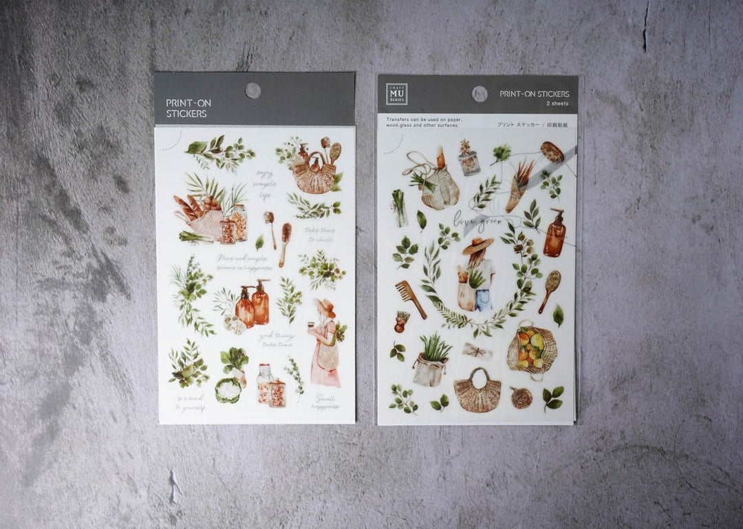 MU Print-on Stickers - Picnic - No. 114