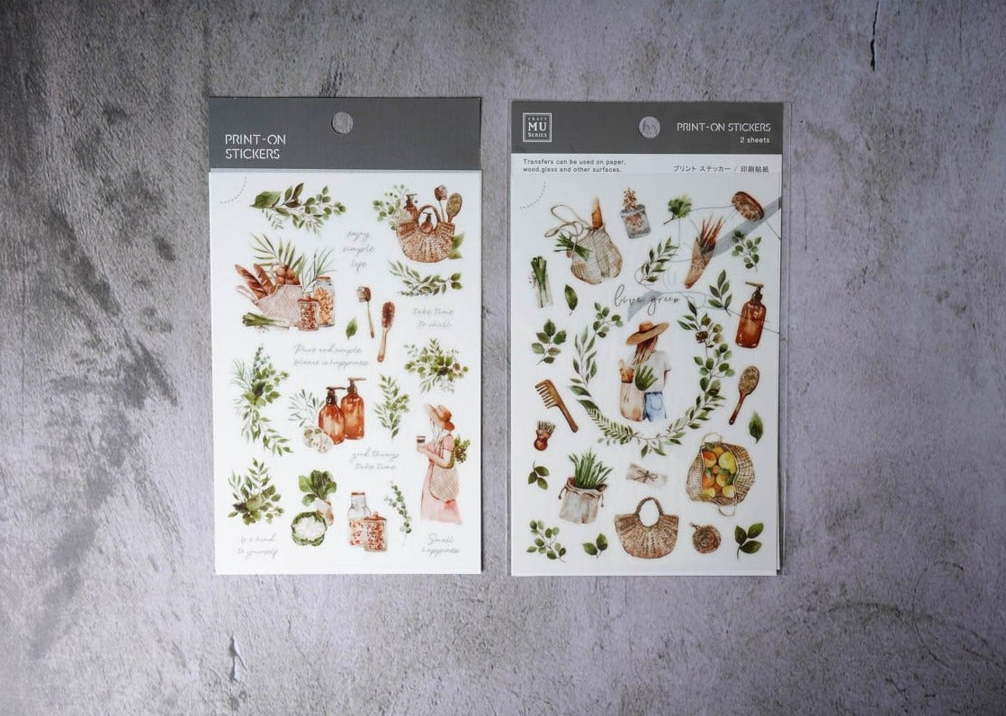 MU Print-on Stickers - Picnic - No. 114