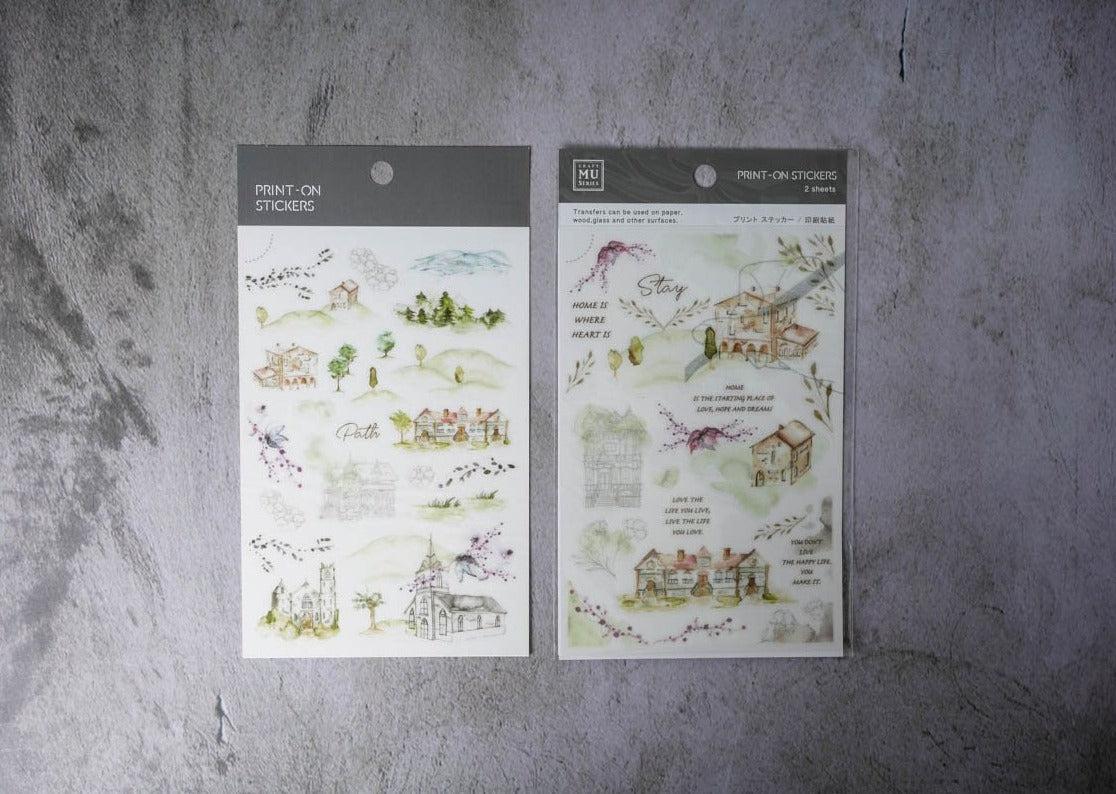 MU Print-on Stickers - Home - No. 112