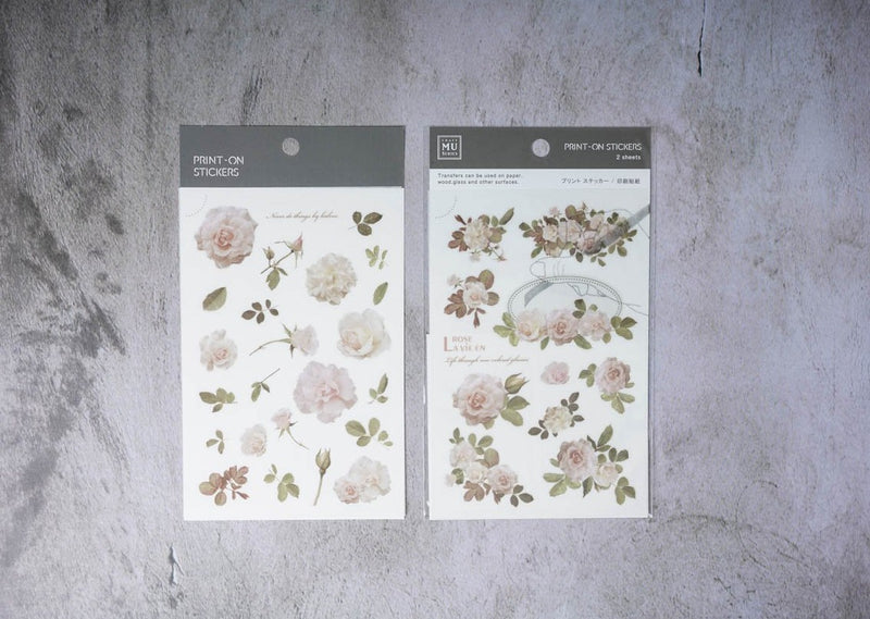 MU Print-on Stickers - Bouquets - No. 034