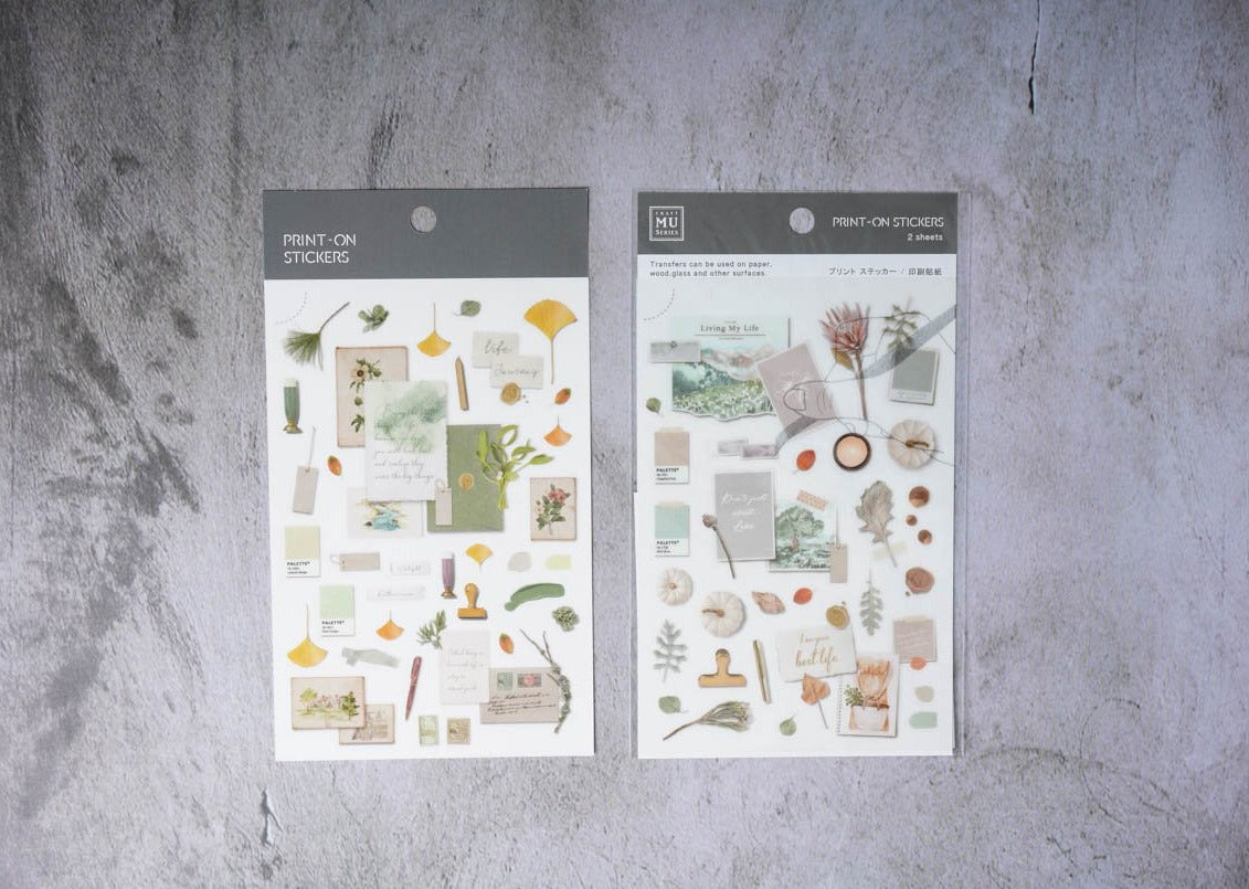 MU Print-on Stickers - Modern Collages - No. 138