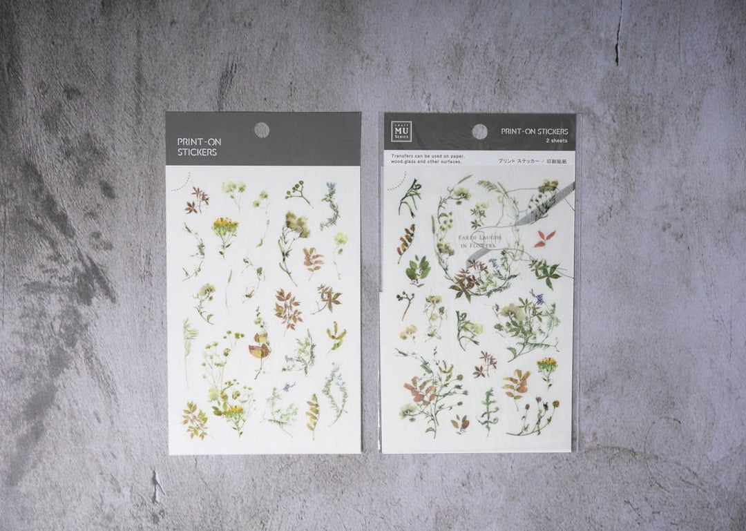 MU Print-on Stickers - Wreath Leaves - No. 063