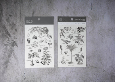 MU Print-on Stickers - Monochromatic Plants - No. 029