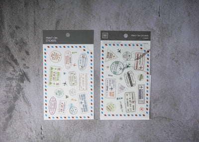 MU Print-on Stickers - Passport Stamps - No. 017
