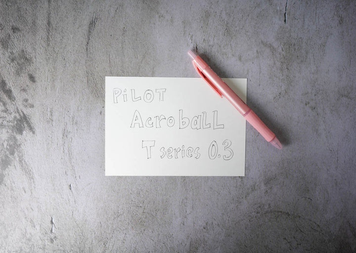 Pilot Acroball T Series 0.3 - Black Ink Pink