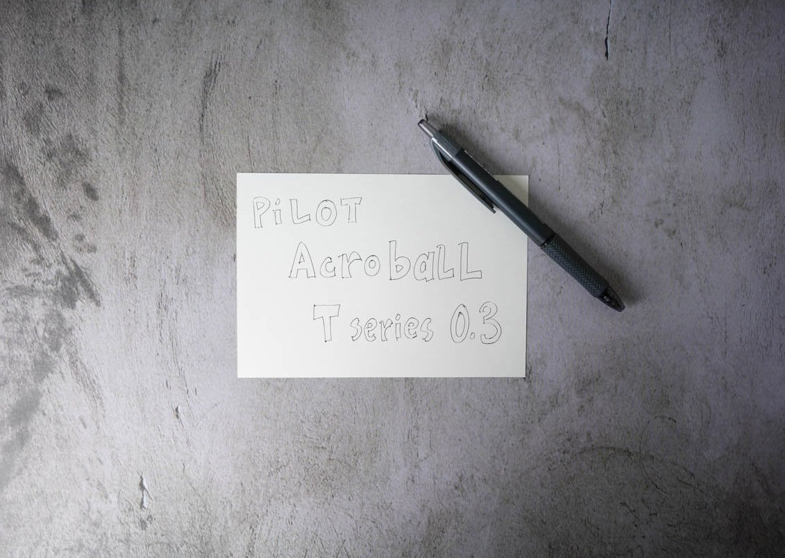 Pilot Acroball T Series 0.3 - Black Ink Black