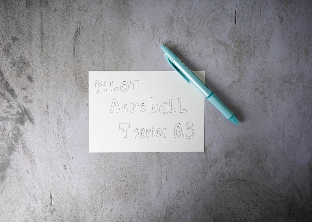 Pilot Acroball T Series 0.3 - Black Ink Light Blue
