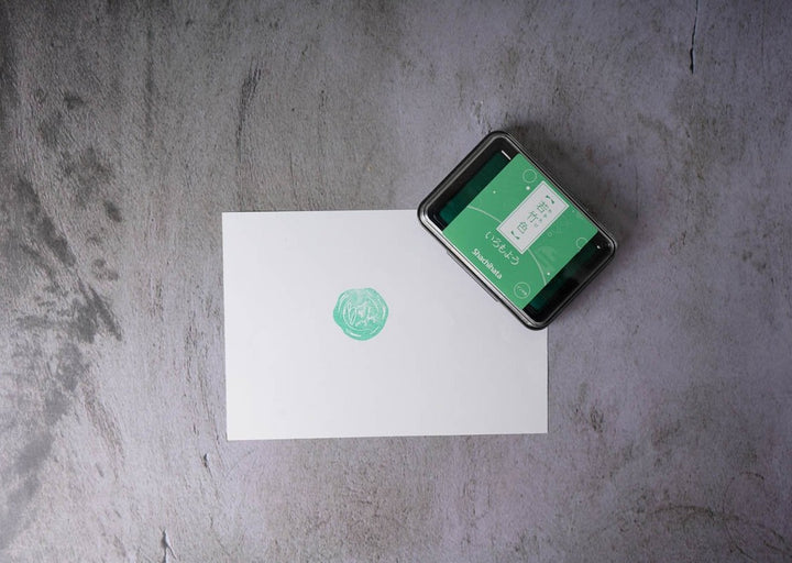 Shachihata Iromoyo Oil-Based Ink Pad Young Bamboo