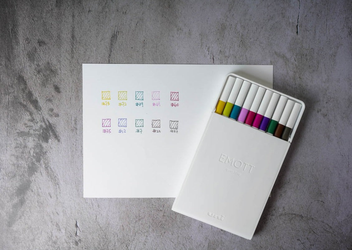 Uni Emott 10 Color Set - 0.4 - Muted