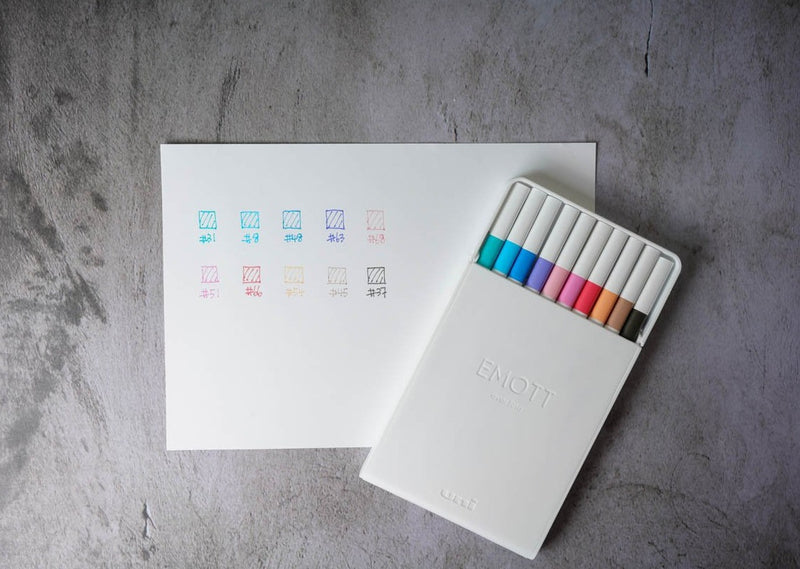 Uni Emott 10 Color Set - 0.4 - Pastel