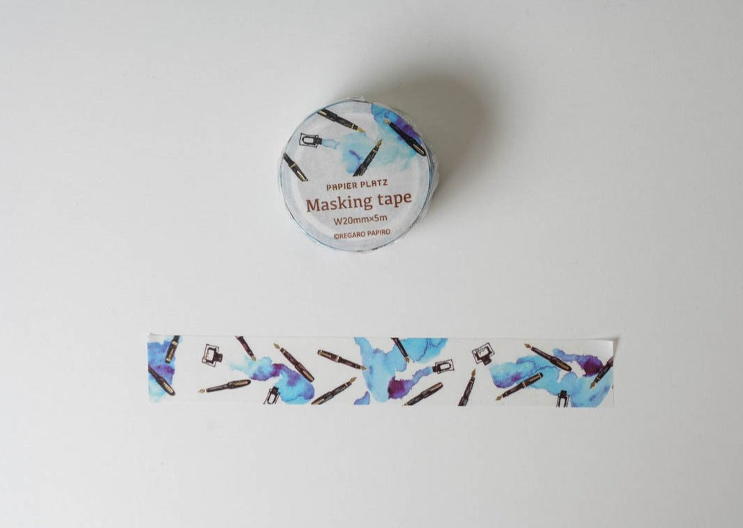 Papier Platz Regaro Papiro Washi Tape - Fountain Pens