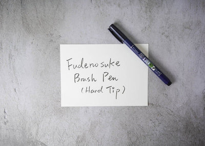 Tombow Fudenosuke Brush Pen - Black Hard Tip