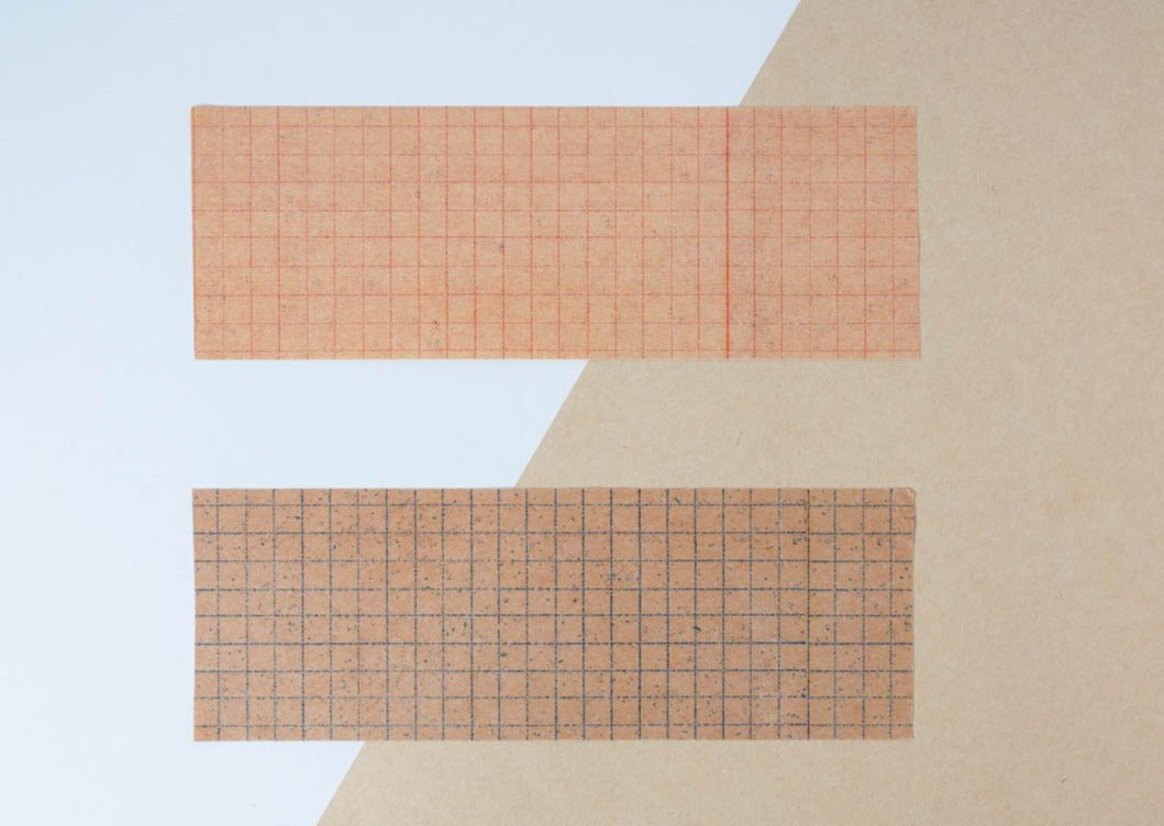 Classiky Grid Kraft Paper Tape - 45mm