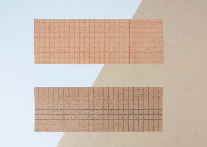 Classiky Grid Kraft Paper Tape - 45mm