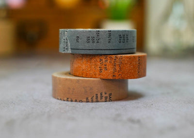 Classiky Yoko Inoue Old Book Washi Tapes - 15mm
