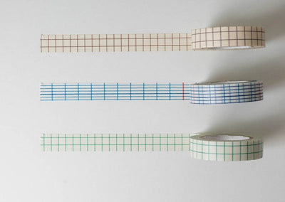 Classiky Grid Washi Tapes - 12mm