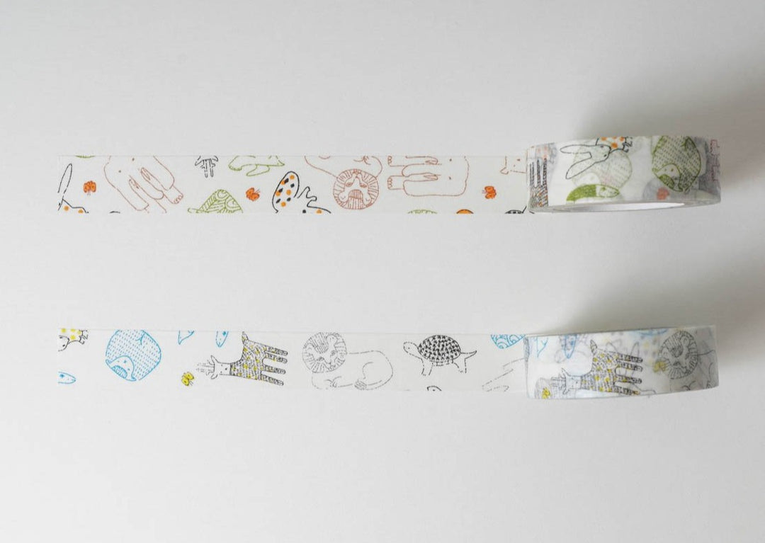 Classiky Cute Beasts Washi Tapes