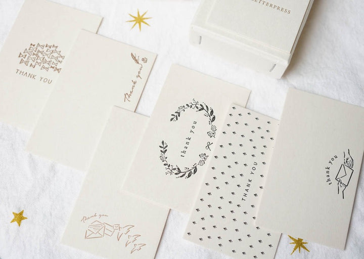 Oeda Letterpress Thank You Card Box 