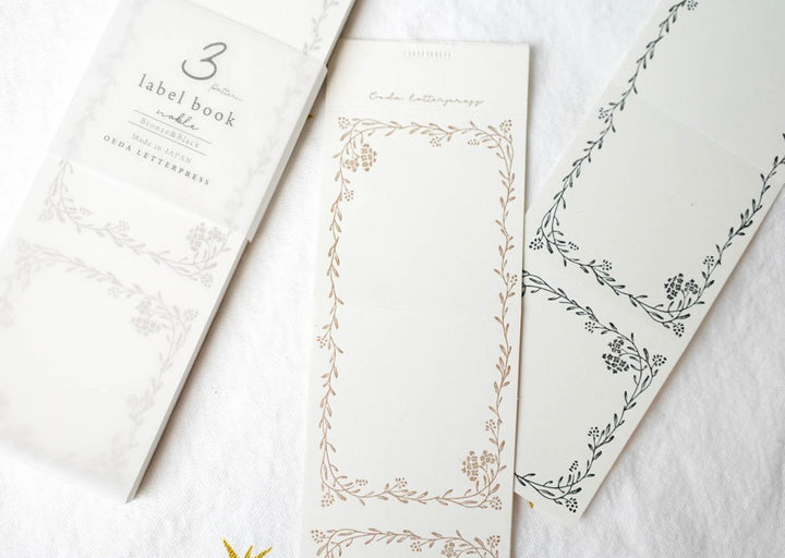 Oeda Letterpress Noble Label Book 