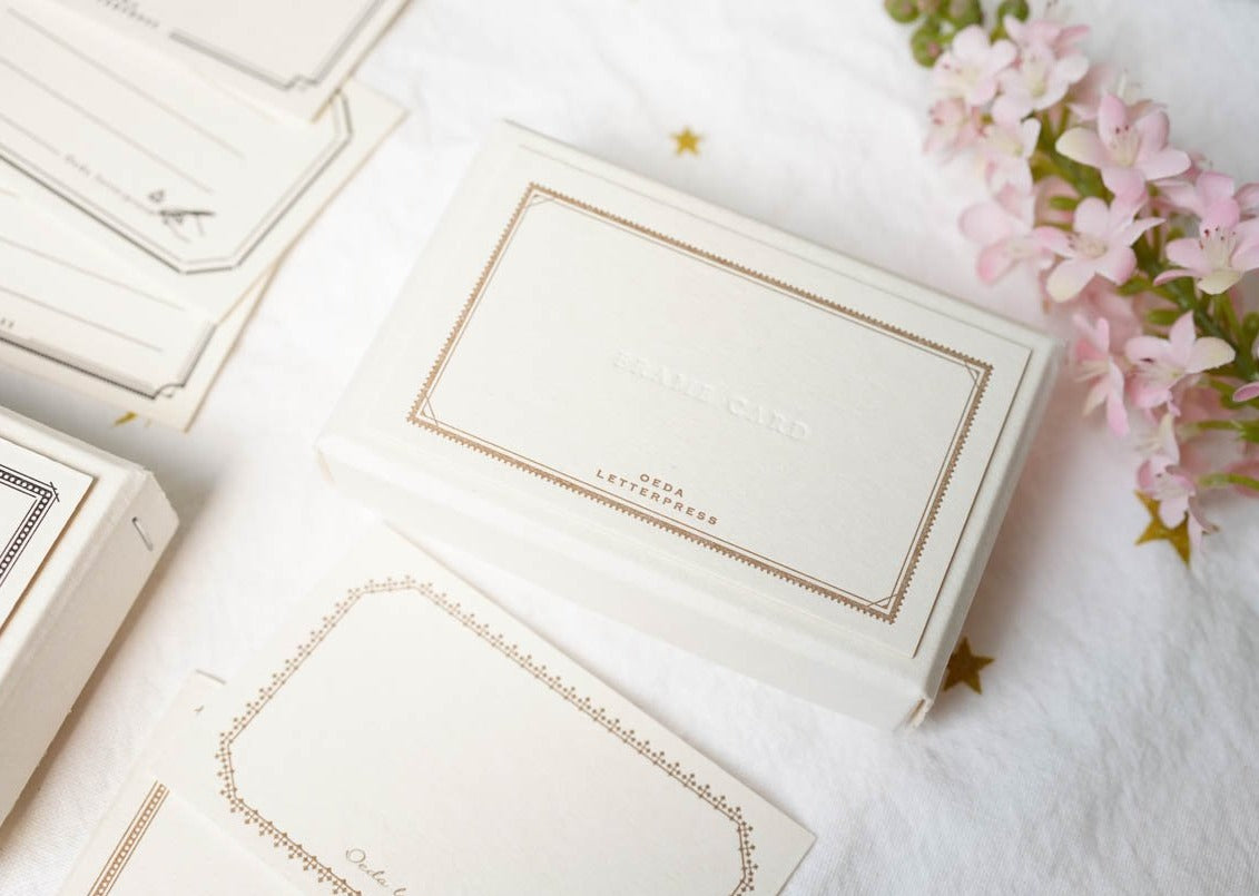 Oeda Letterpress Framed Card Box 