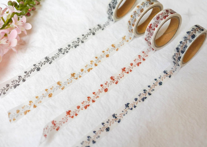 Oeda Letterpress Washi Tape - Bloom Line 