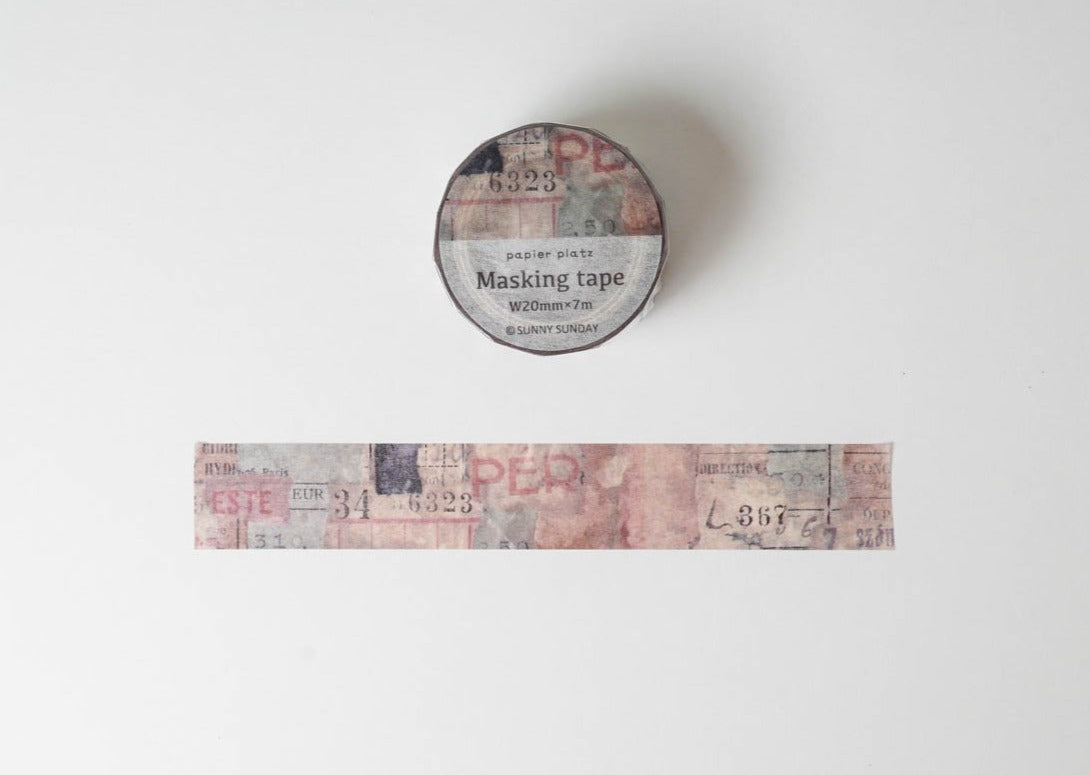 Papier Platz Sunny Sunday Washi Tape - Collage
