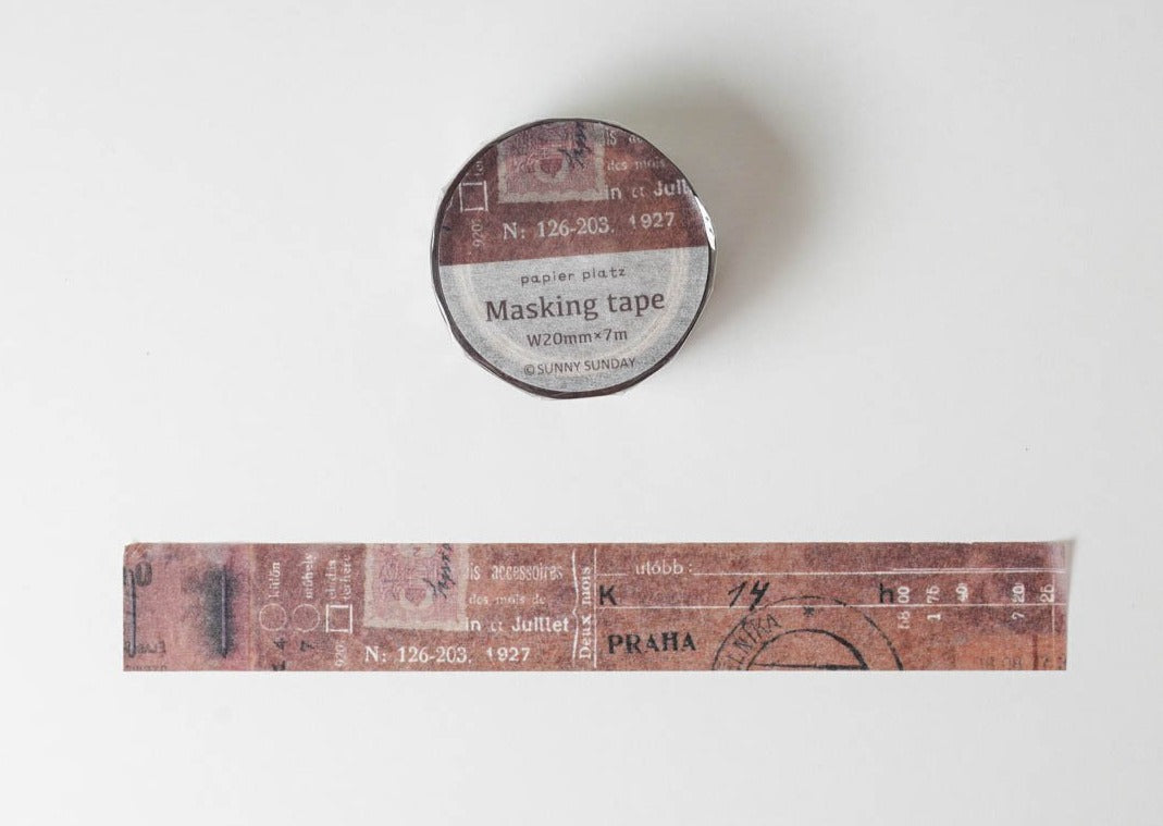 Papier Platz Sunny Sunday Washi Tape - Beside the Box