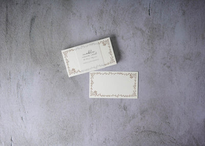 Oeda Letterpress Noble Memo Card Bronze