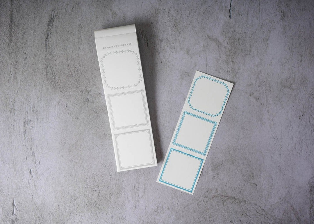 Oeda Letterpress Summer Limited Edition Label Book Silver