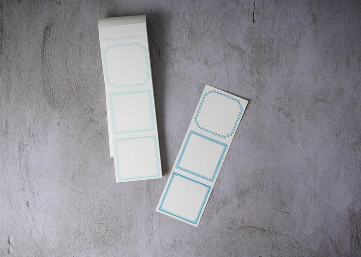 Oeda Letterpress Summer Limited Edition Label Book green