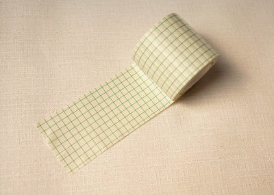 Classiky Grid Washi Tapes - 45mm Green